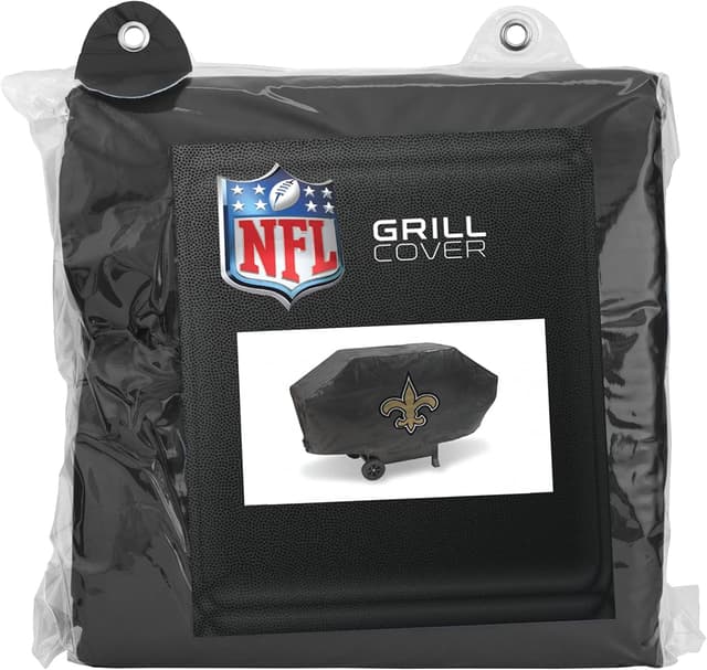 Thumbnail 6 de Rico Industries NFL Vinyl Padded Deluxe Grill Cover (68 x 21 x 35-inches)