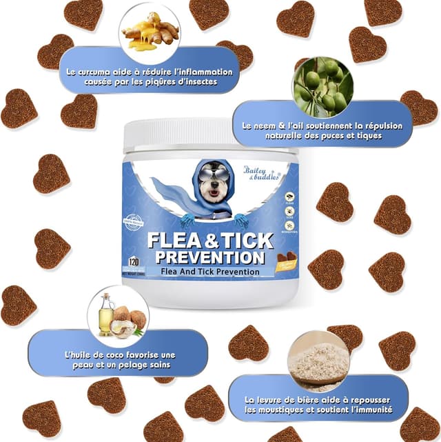 Thumbnail 6 de Bailey & Buddies Anti Puces 300g