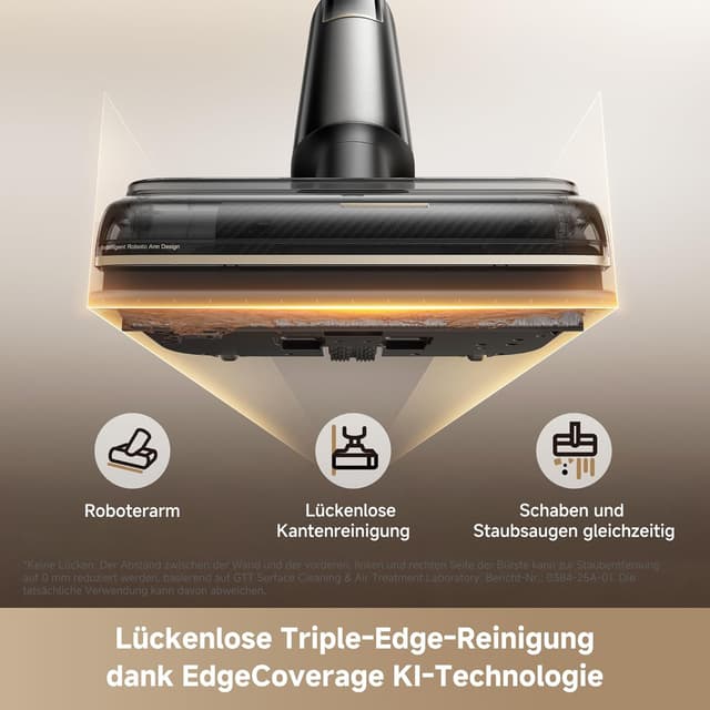 Detalle 2 de Mova M50 Ultra Nass- und Trockensauger mit Roboterarm, 22.000 Pa und faltbarem/ausziehbarem Griff