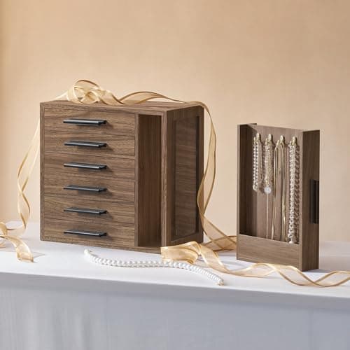 Thumbnail 1 de HOOBRO EBH12JB04 joyero 6 niveles