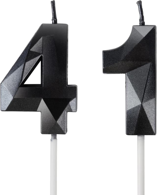 Detalle de 75th Birthday Candles Number 75 Gold Cake Topper Candles (2-piece set)