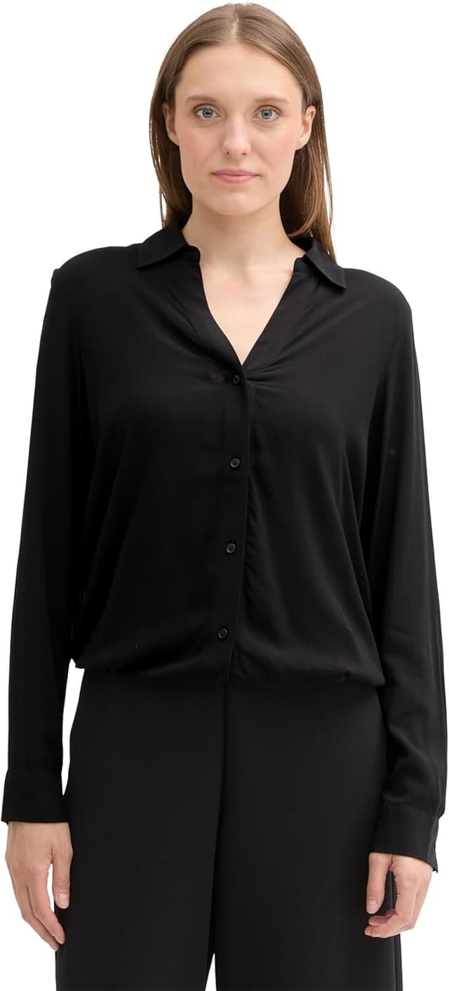 Detalle de TOM TAILOR Camicia da donna a maniche lunghe: comoda e versatile