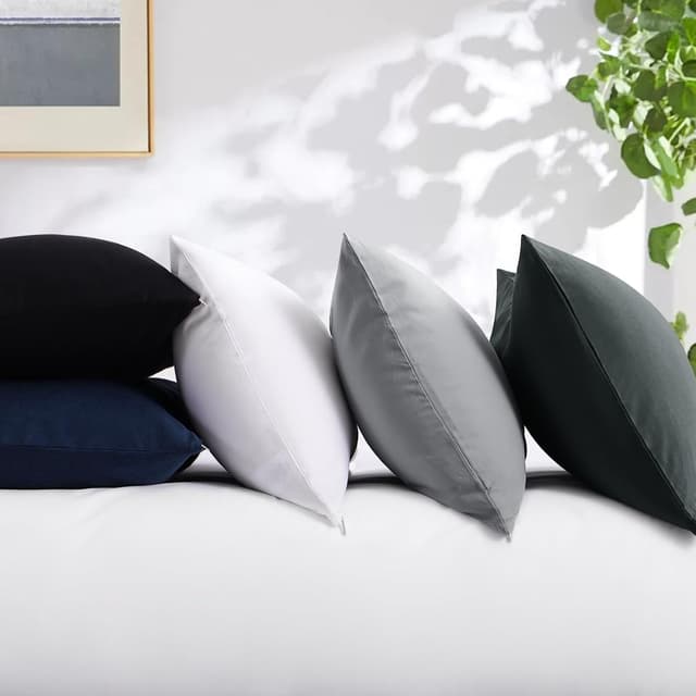 Thumbnail 6 de Aisbo Kissenbezug 80x80 Baumwolle 2er Set