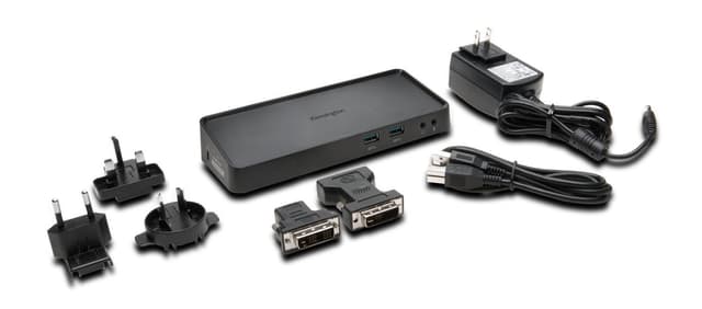 Detalle de Kensington SD3600 Docking Station USB 3.0 universal con vídeo doble 1080p y puertos USB