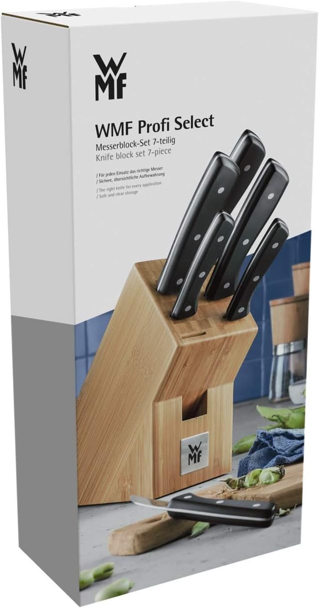 Thumbnail 10 de WMF Profi Select - Juego de 6 Cuchillos con Soporte de Madera 🔪