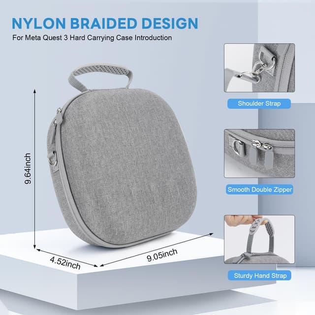 Thumbnail 1 de Txtcu Sacs transport VR compatible Oculus Quest 3