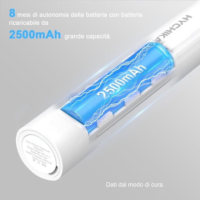 Thumbnail 1 de Spazzolino Elettrico Ricaricabile 2500 mAh 240 giorni