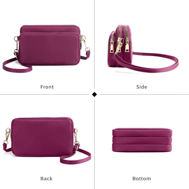 Detalle de ModaZeal Small Crossbody Bag 20x6x13cm