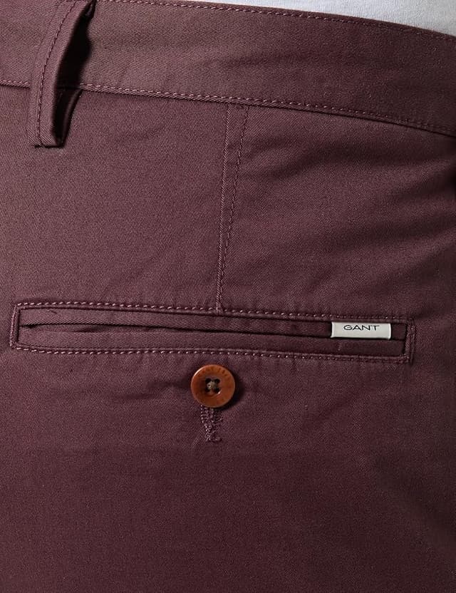 Thumbnail 3 de GANT Chino Sarga Regular Pantalón Antracita 44W x 30L 👖