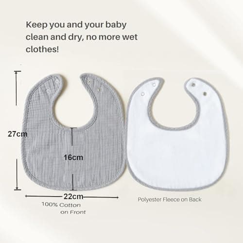 Thumbnail 5 de SLOSH Baberos Recién Nacido Azul 🎀