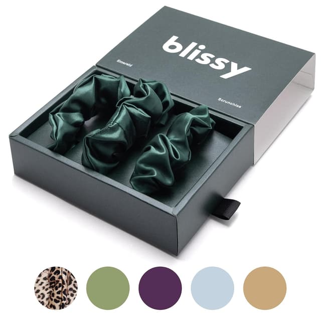 Thumbnail 5 de Blissy Silk Scrunchies 3 Pack 22 Momme