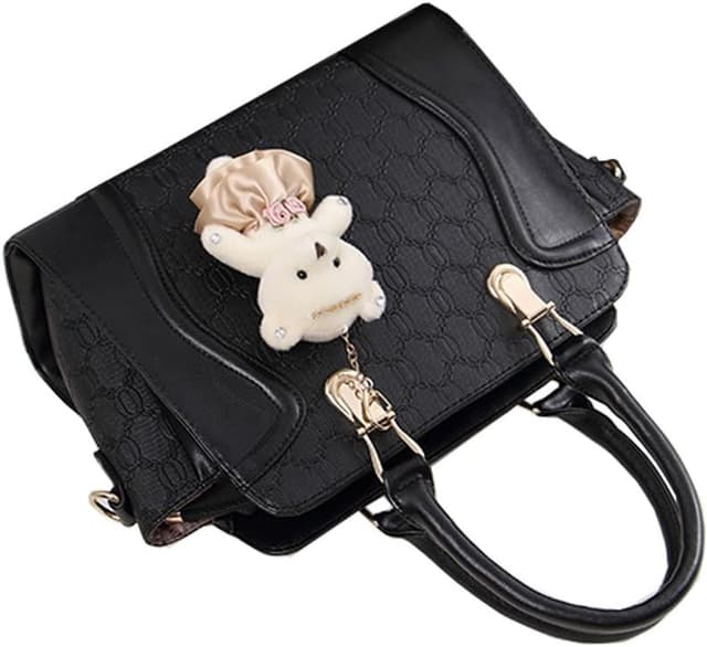 Detalle de PU leather handbag set 4 pieces