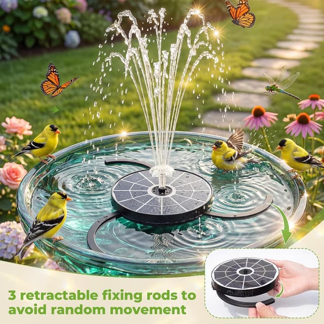 Detalle 2 de AISITIN Solar Springbrunnen 3,7 W für Außen