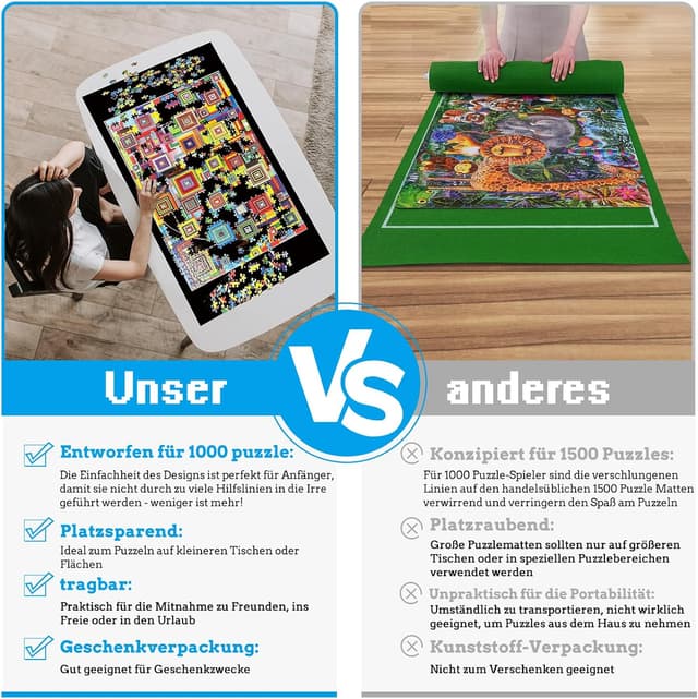 Thumbnail 4 de Celawork Tapete de rompecabezas 1000 piezas