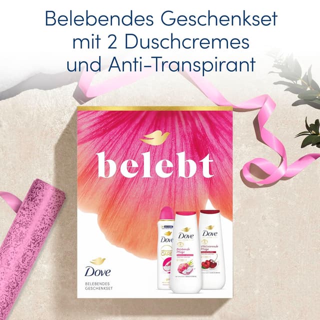 Thumbnail 3 de Dove Geschenkset Belebt – 2x Duschcreme + 150 ml