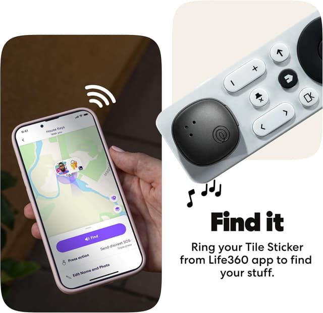 Thumbnail 2 de Tile by Life360 Sticker Bluetooth Tracker 2-pack