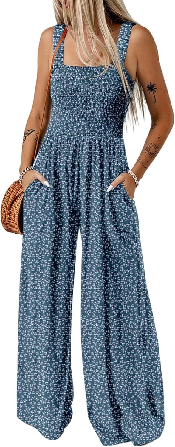 Detalle de Dokotoo Casual Sleeveless Printed Jumpsuit