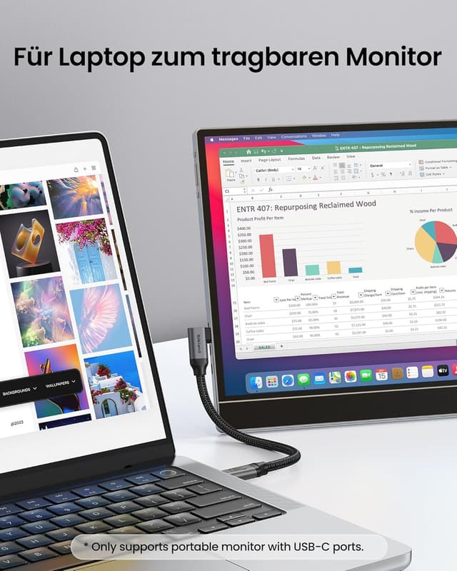 Thumbnail 6 de Silkland USB-C Datenkabel 20 Gbit/s