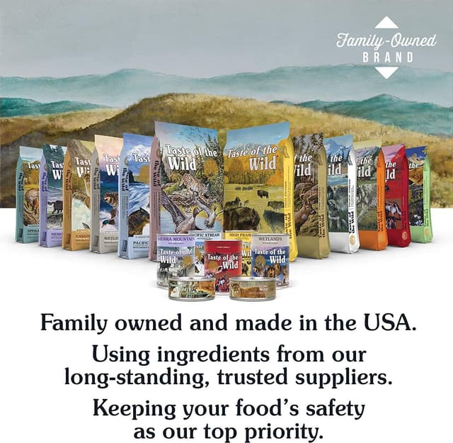 Detalle de Taste of the Wild Sierra Mountain, cordero 12,2 kg