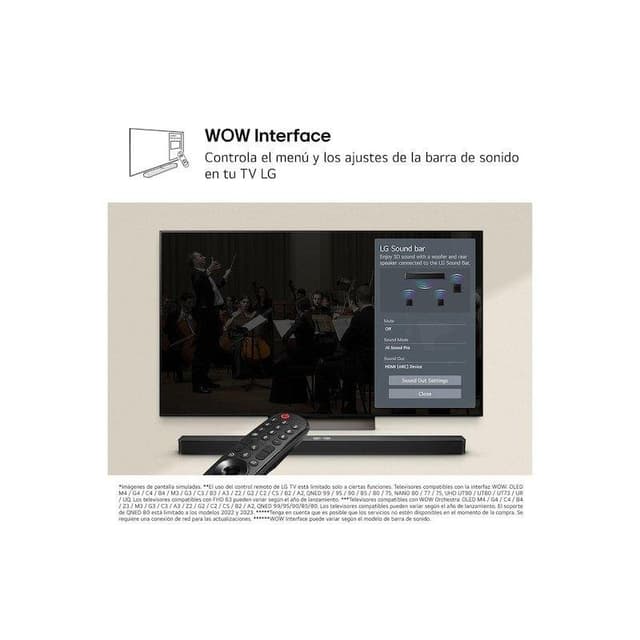 Thumbnail 1 de LG S60T Barra de sonido 340 W