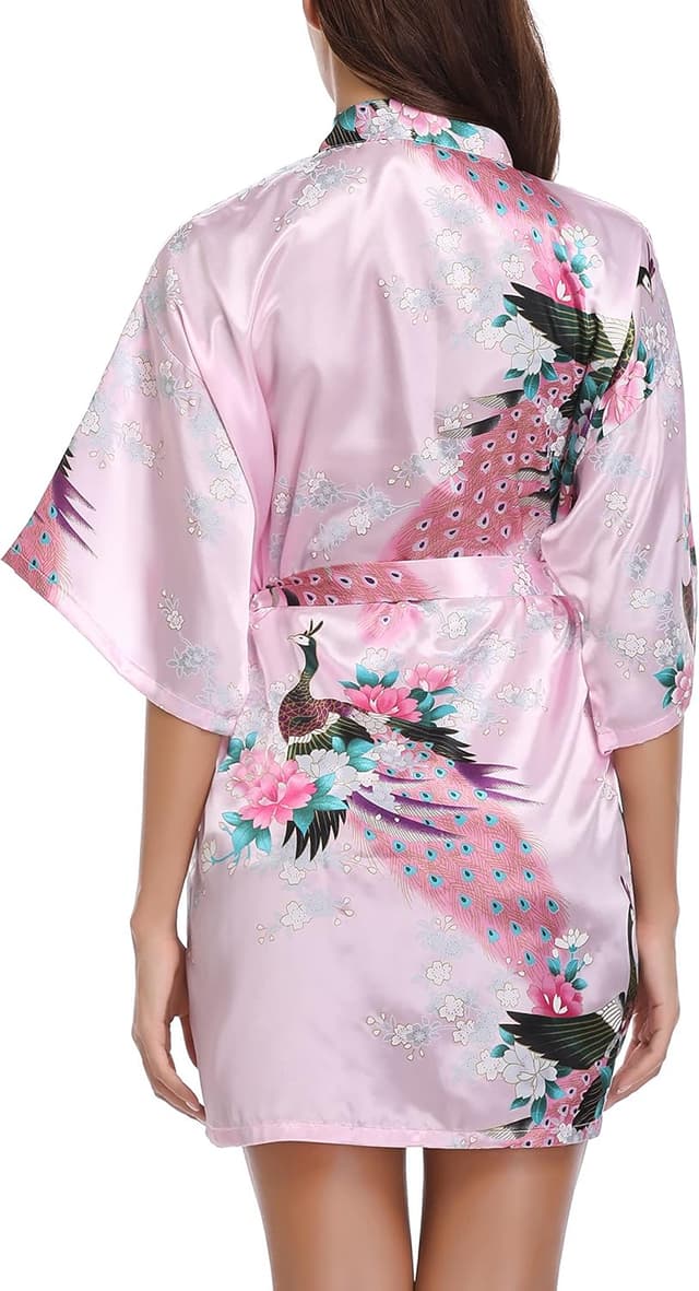 Thumbnail 6 de Vlazom Kimono Japonais Femme Satin Mariage