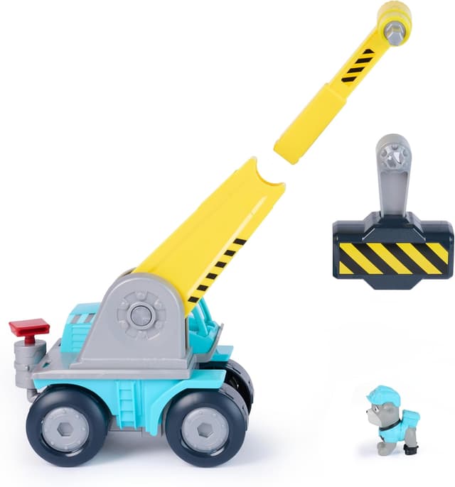 Detalle de Rubble & Crew Véhicule de démolition Molly (Motor) – voiture figurine Pat Patrouille à collectionner