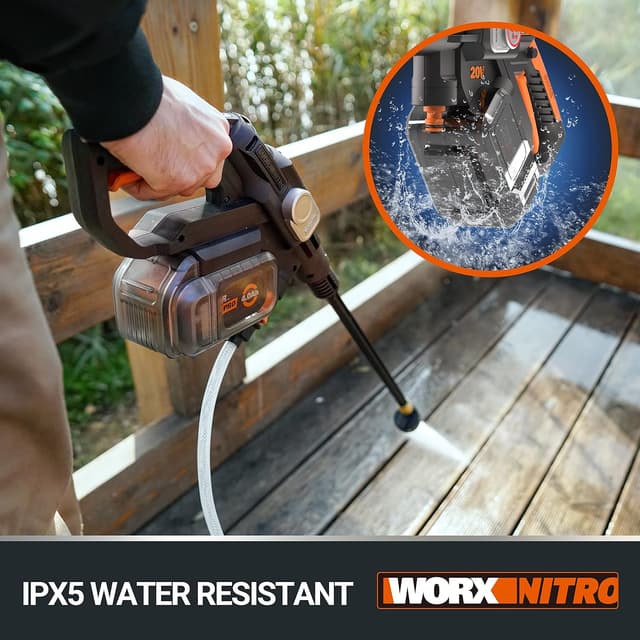 Thumbnail 5 de WORX Nitro 20V Hydroshot Cordless Pressure Washer WG633E.1 💧