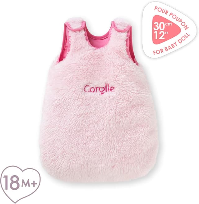Detalle 2 de Corolle Turbulette Peluche Rosa, accessorio per bambole da 30 cm (dai 18 mesi)