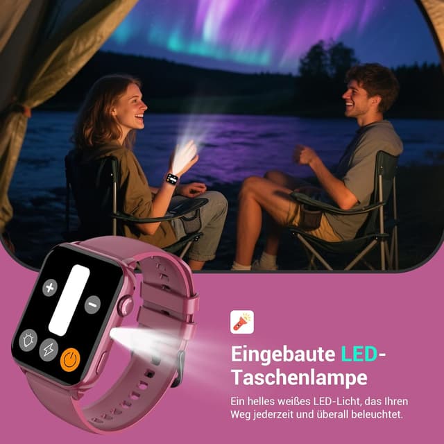 Detalle 2 de Baolubao Smartwatch 1,91 Zoll Fitnessuhr