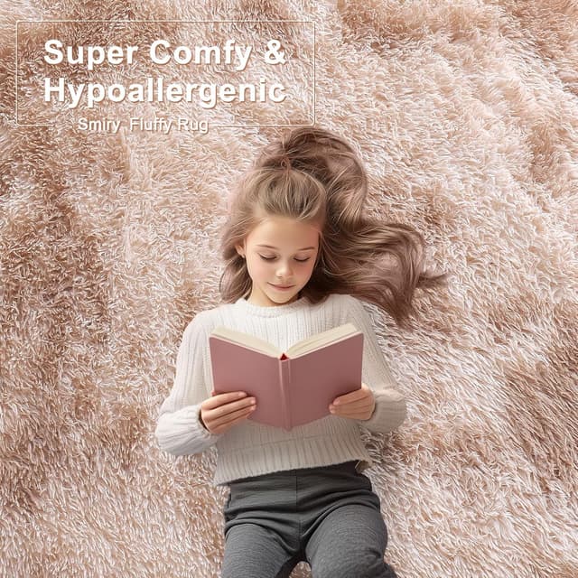 Detalle 2 de smiry Hochflor Teppich 240 x 340 cm