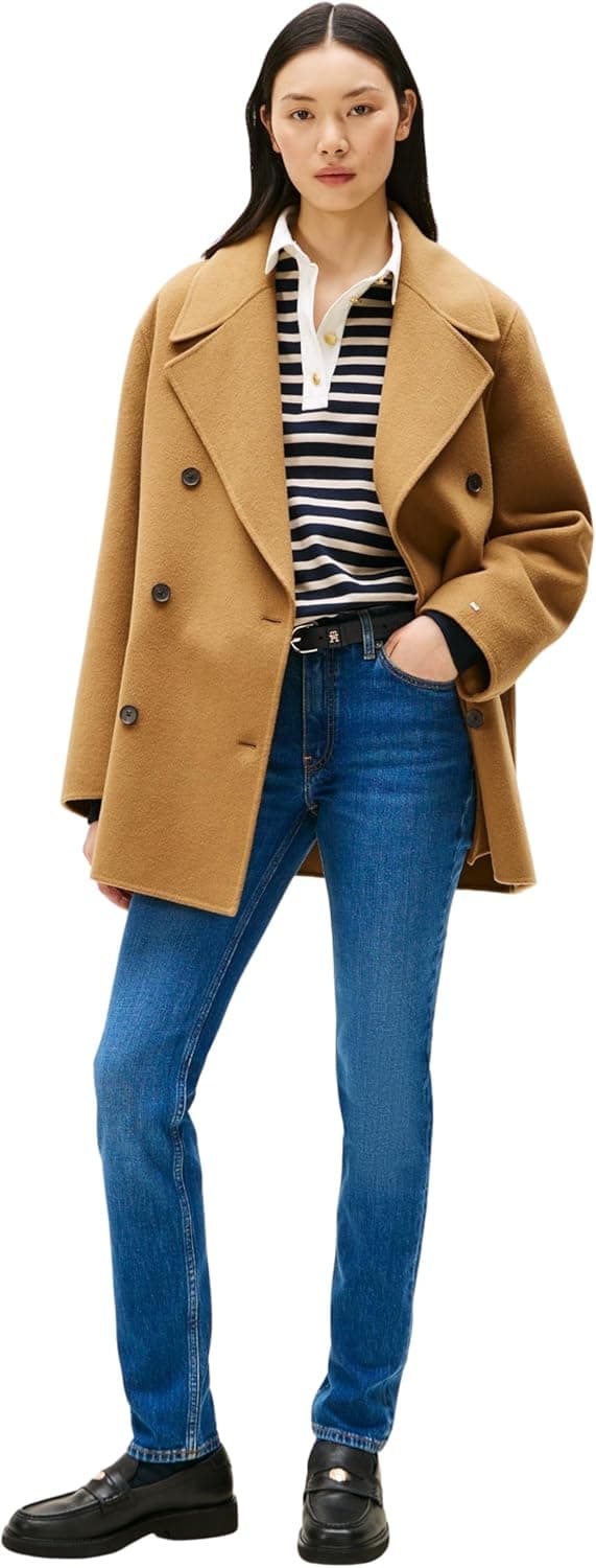 Detalle 2 de Tommy Hilfiger Women’s Flo Slim Fit Jeans – elasticated slim fit everyday denim