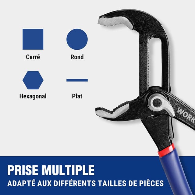 Thumbnail 4 de WORKPRO Pince multiprise réglable 200 et 250 mm