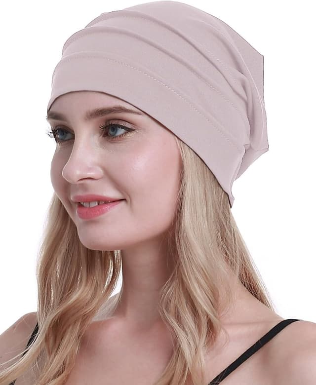 Thumbnail 5 de osvyo Copricapo in cotone da chemioterapia morbido