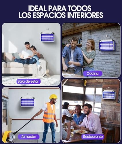 Thumbnail 4 de Spectracide lámpara UV Mata Mosquitos y Moscas Interior 🦟