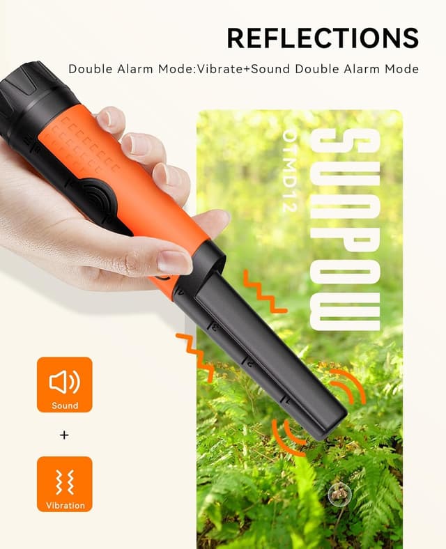 Detalle de SUNPOW OTMD12 Pinpointer 360° Detection