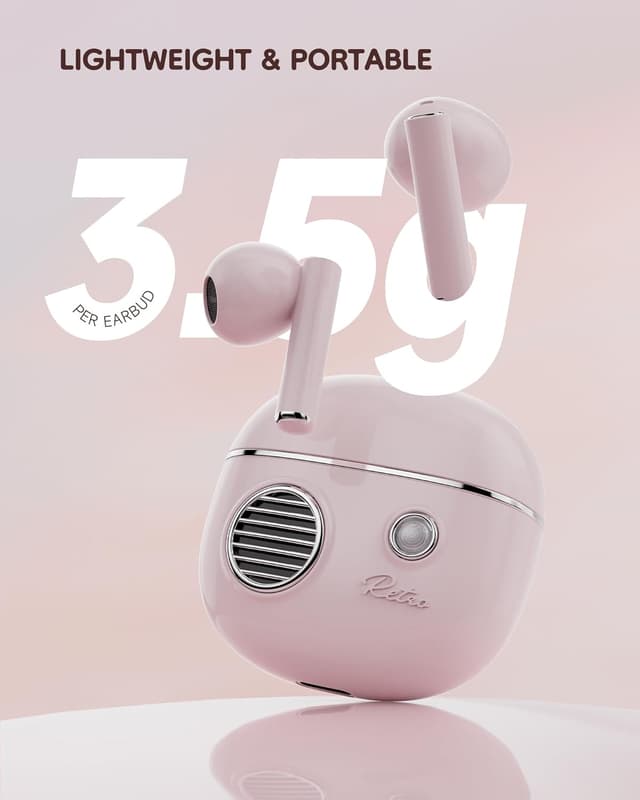 Thumbnail 6 de KOOGMOON Cuffie Bluetooth 5.3 Rosa