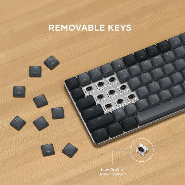 Detalle 2 de SATECHI SM1 75% Teclado Mecánico Bluetooth Retroiluminado