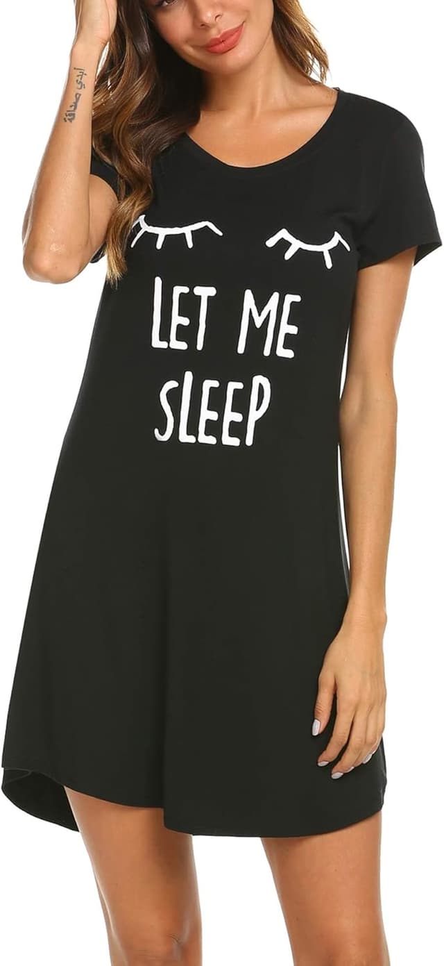 Thumbnail 6 de MAXMODA Chemise de Nuit Femme Jersey XS-XXL