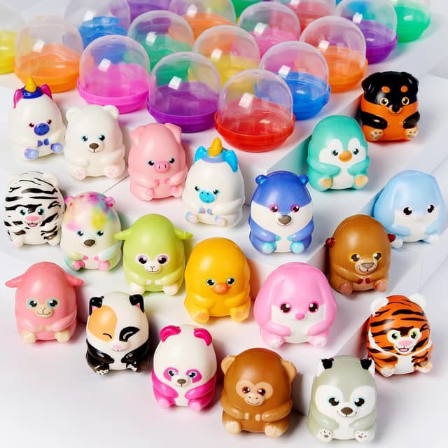 Detalle de JOYIN 20er-Set Squishies: Anti-Stress-Fidget mit Tiermotiven für Kinder ab 3 Jahren