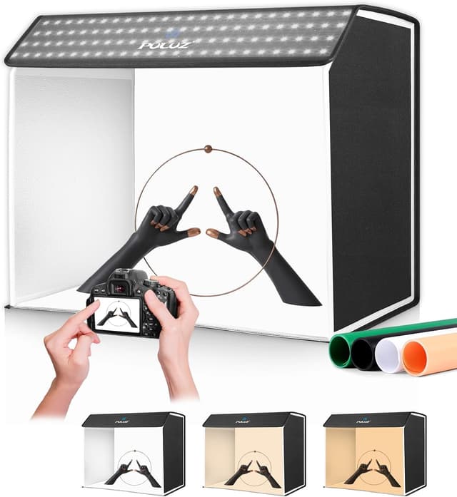 Detalle de PULUZ photo light box 762 LED 24 inch