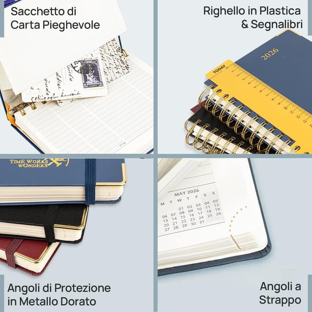 Thumbnail 5 de POPRUN Agenda 2026 Settimanale Verticale 21 x 30,2 cm