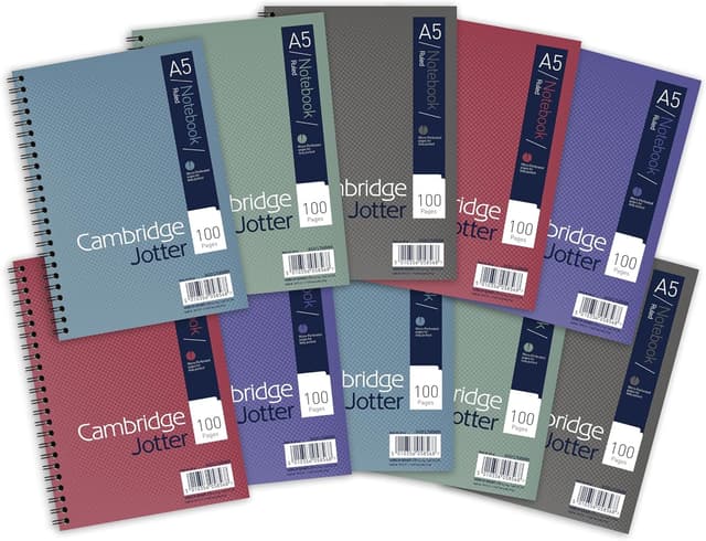 Detalle de Cambridge Jotter A5 Notebook Pack of 10