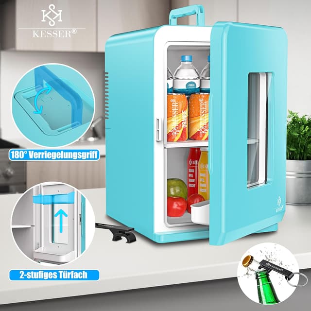 Thumbnail 3 de KESSER 2in1 Mini Kühlschrank 15 L Kühlbox