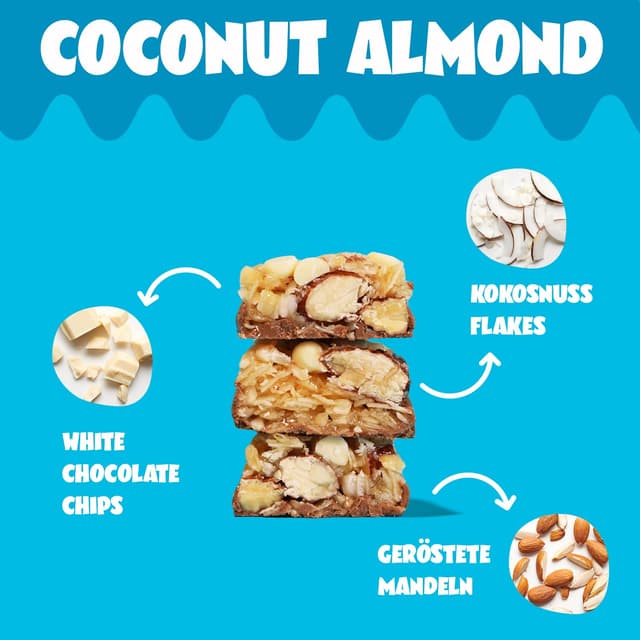 Thumbnail 2 de AHEAD Low Sugar Nut Bar Nussriegel 12×35g mit 1,7g Zucker pro Riegel 🍫