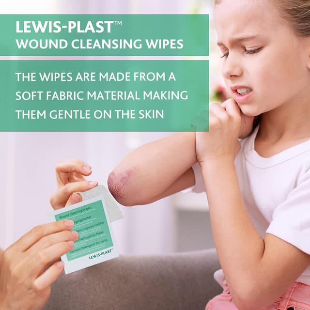 Thumbnail 4 de LEWIS-PLAST Toallitas Desinfectantes Antisépticas 🧴 100 Cajas