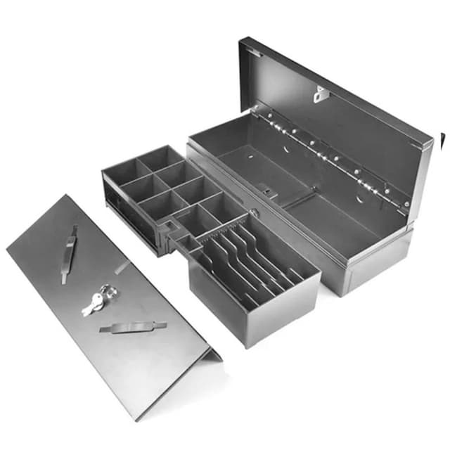 Thumbnail 1 de Mustek LB-170A Cajón de efectivo acero inoxidable 460×170×100 mm 💶