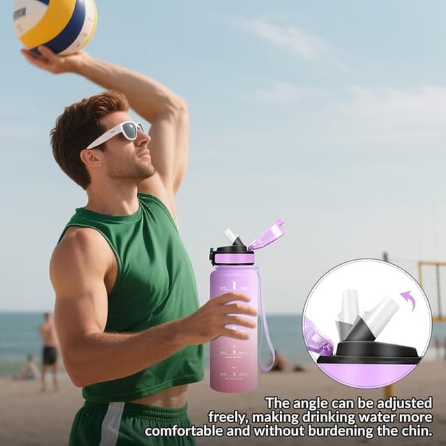 Detalle 2 de HoneyHolly Botella Agua 1,5 L deportiva 🚰