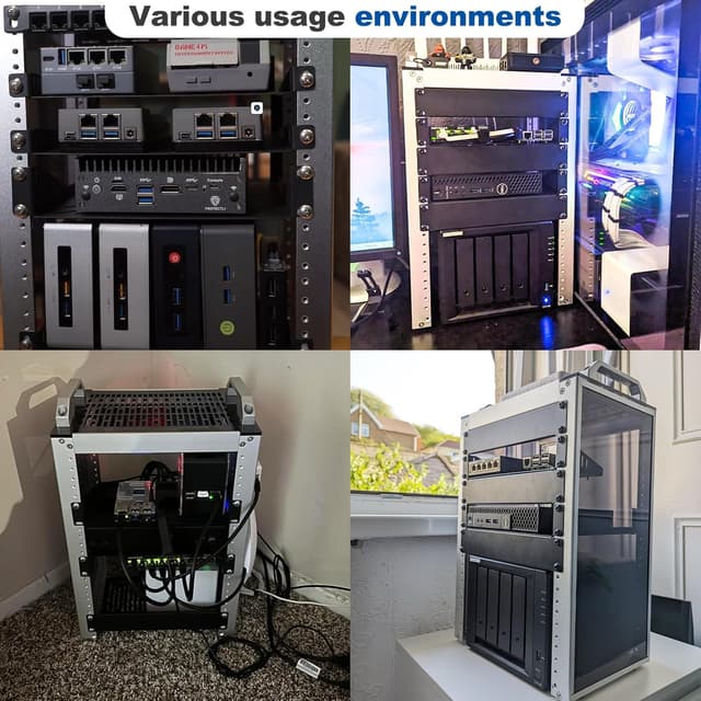 Thumbnail 6 de GeeekPi RackMate T1 8U 10-Zoll Netzwerkschrank