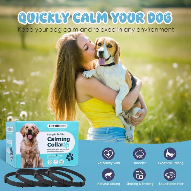 Detalle 2 de Calming Collar for Dogs with Natural Pheromones (8 Packs, up to 320 days) – Adjustable 25