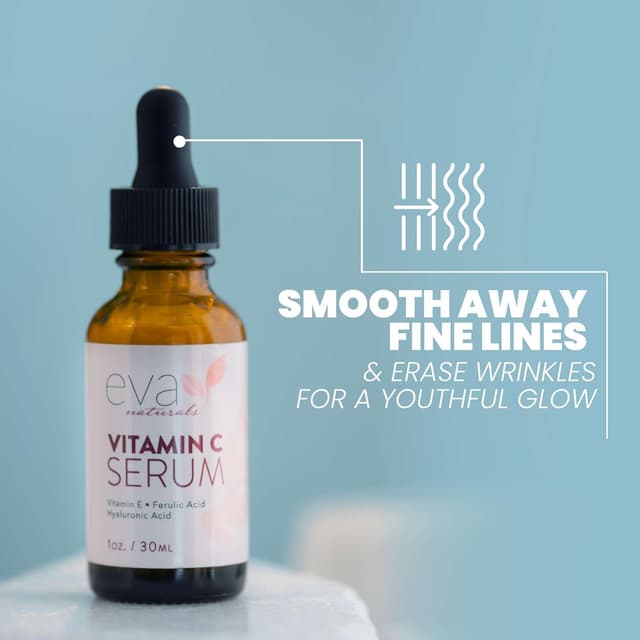 Thumbnail 6 de Eva Naturals Firm & Glow Serum Bundle (Vitamin C, Peptide & Niacinamide) — 3-Serum Anti-Aging Set